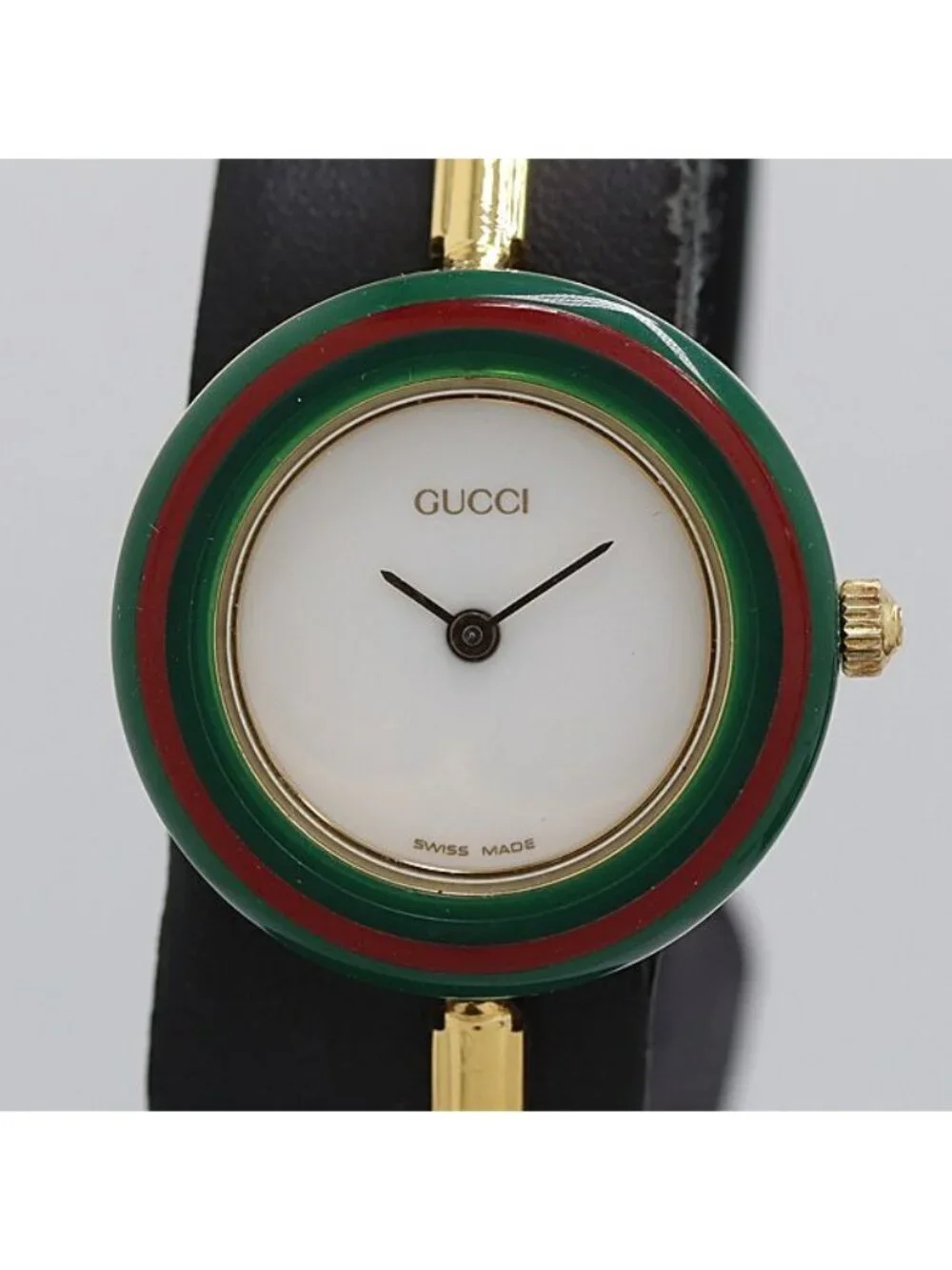 Gucci Change Bezel 11 12.2 Quartz White Dial Watch - Picture 2 of 5